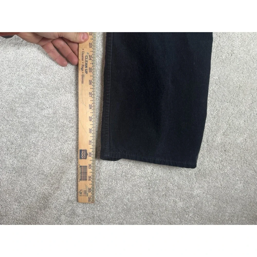 Polo Ralph Lauren 67 Corduroy Black Pants Size 36x32 Superior Quality Dry‎ Goods